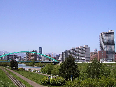 札幌|豊平川|水穂大橋|写真