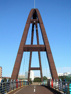 札幌|白石サイクリングロード|虹の橋|写真