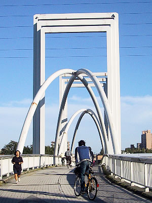 札幌|白石サイクリングロード|環状通夢の橋