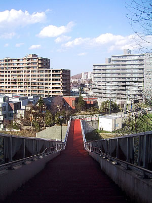 札幌|真駒内グリーンハイツ歩道橋|写真