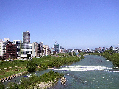 札幌|豊平川|幌平橋|写真