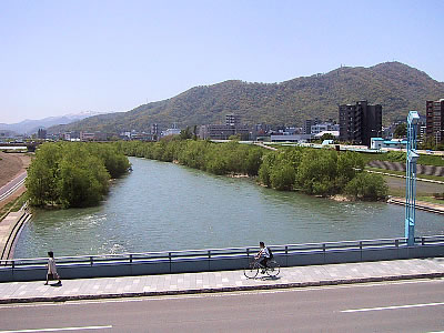 札幌|豊平川|幌平橋|写真