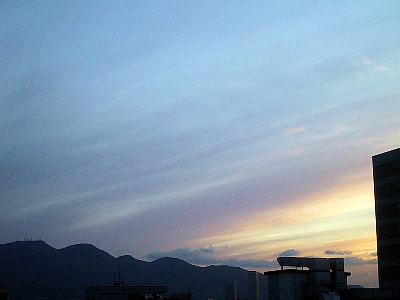 札幌|夕方|空