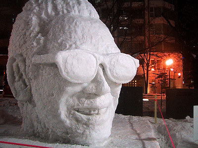 雪まつり|雪像|タモリ|写真