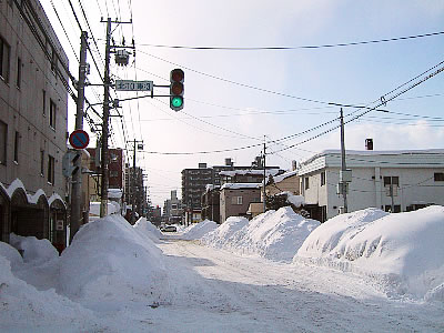 札幌|雪道|写真